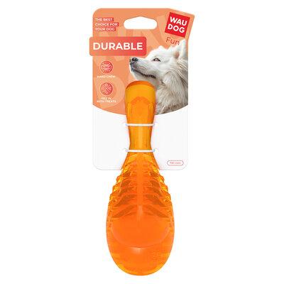 Іграшка для собак WAUDOG Fun Durable Гомілка термопластична гума 190 мм помаранчевий
