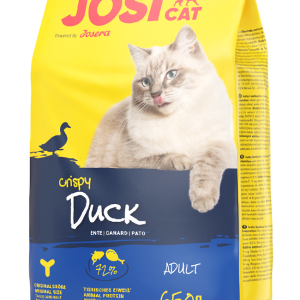 Сухий корм Josera JosiCat Crispy Duck (ЙозіКет Кріспі Дак) для дорослих котів з качкою, 650 г