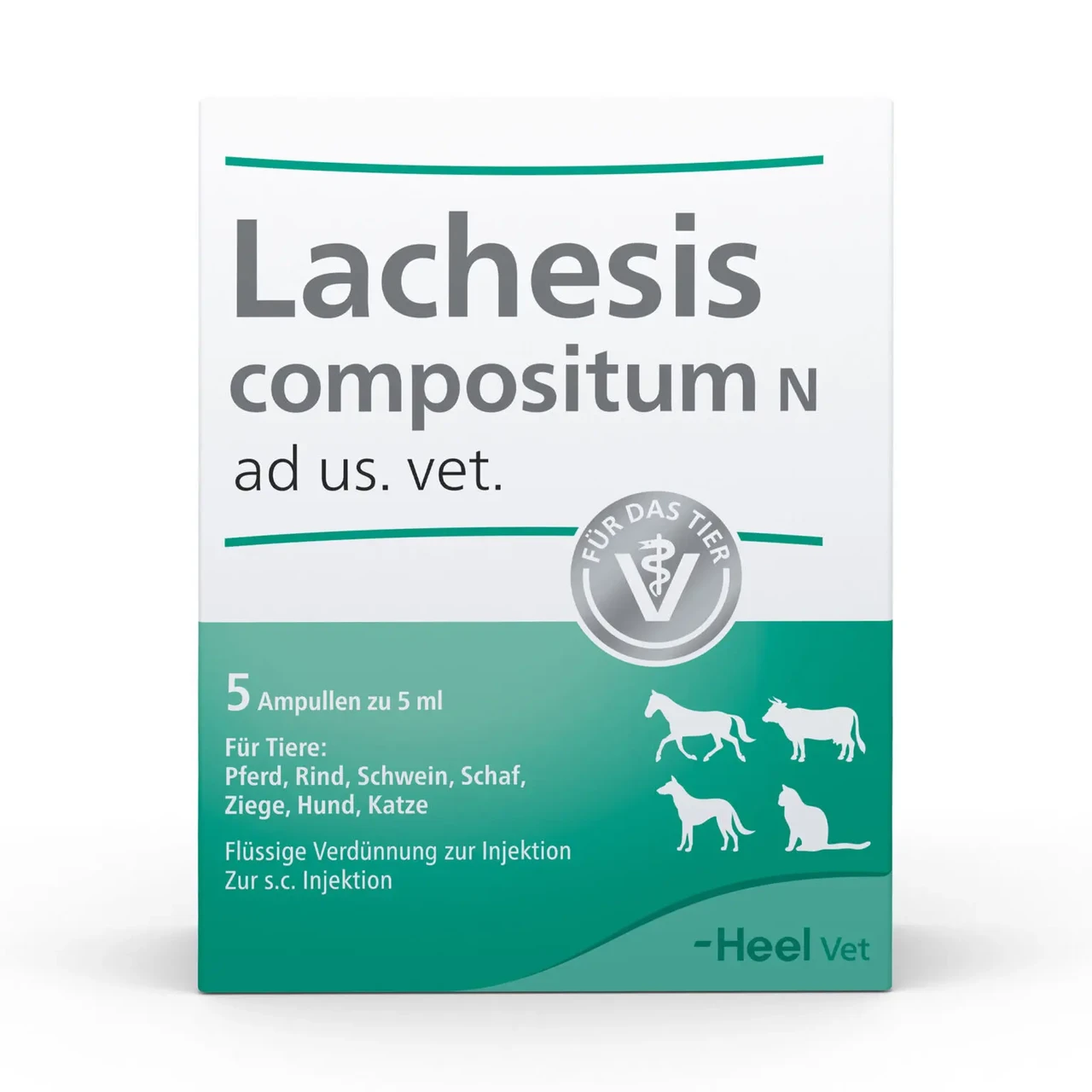 Lachesis compositum (Лахезіс композитум) ветеринарний 5 мл №5, Heel