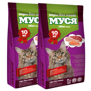 Корм для кішок Муся мікс 1 + 1 (20 кг)