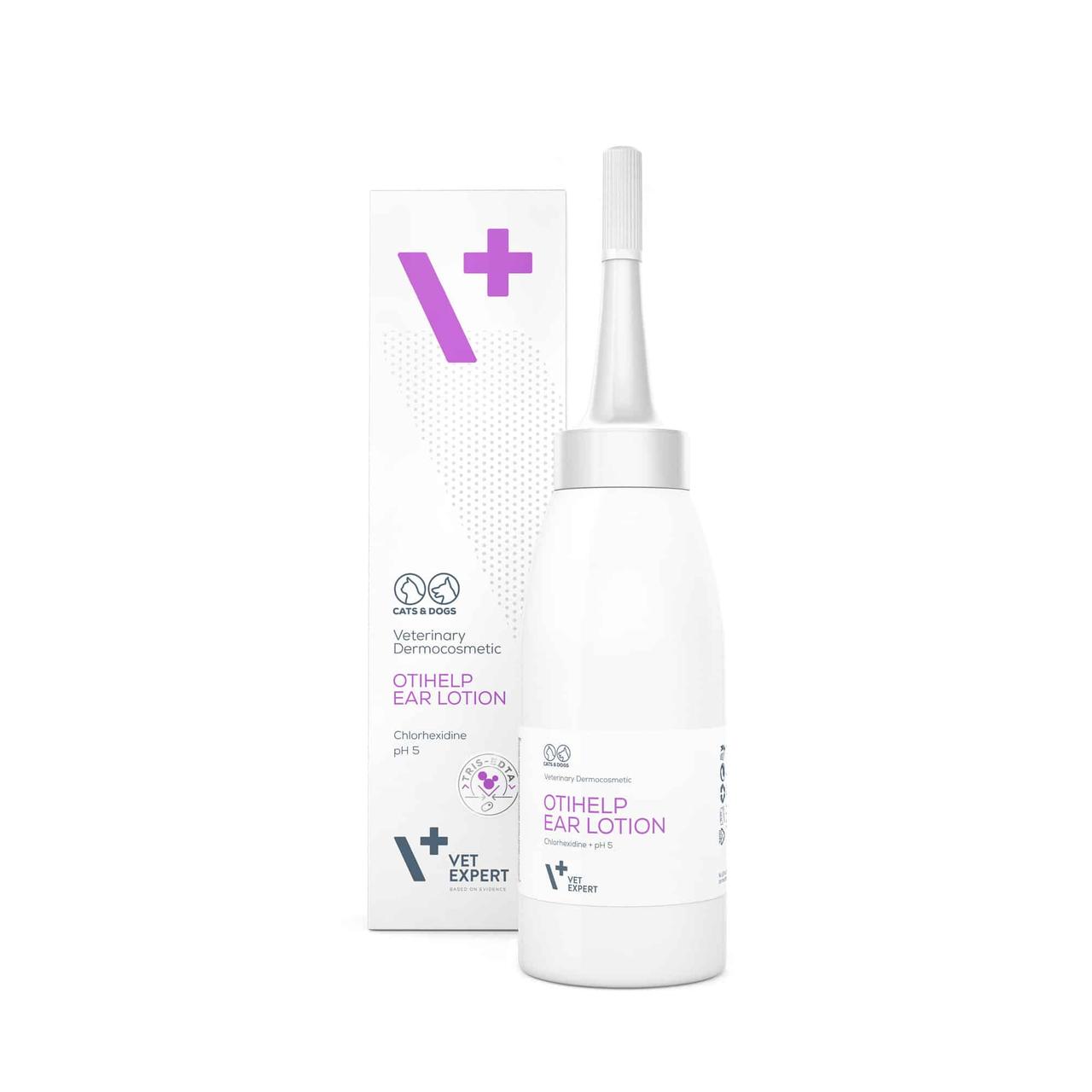 Vet Expert Otihelp (Отіхелп) Ear Lotion лосьйон для очистки вух котів і собак, 75 мл