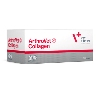 Харчова добавка для собак і кішок ArthroVet Collagen (АртроВет Колаген) - підтримка, захист суглобів, 60 саше