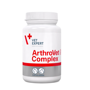 Кормова добавка VetExpert ArthroVet Complex (Артровет) при захворюваннях хрящів та суглобів для собак та котів 90 табл.