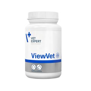 Харчова добавка VetExpert ViewVet (В'юВет) для підтримання функції зору у котів і собак 45 капсул (термін до 04.26 р)