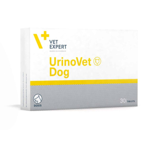 Кормова добавка VetExpert Urinovet Dog (Уриновет Дог) при захворюваннях сечової системи собак, 30 таблеток (термін до 05.26)