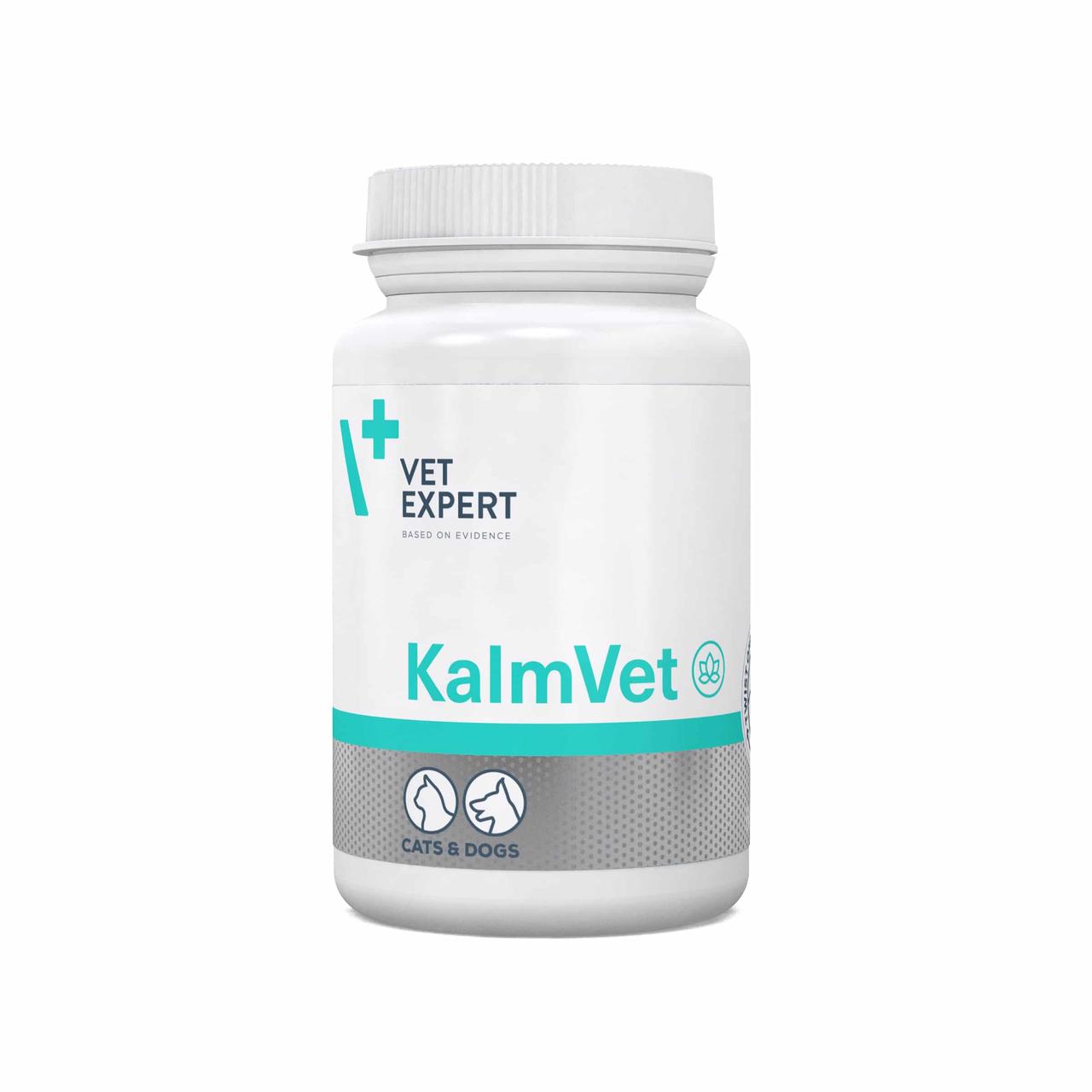 Кормова добавка KalmVet (КалмВет) заспокійливий препарат для собак і кішок 60 капсул VetExpert (до 06.26)