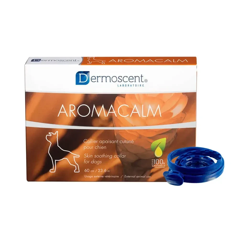 Заспокоюючий шкіру нашийник Дермосент Dermoscent AROMACALM (оранжевий) для собак