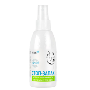 Pet`s Lab СТОП-ЗАПАХ - средство для устранения меток, пятен и запаха мочи собак, 150 мл (9752)