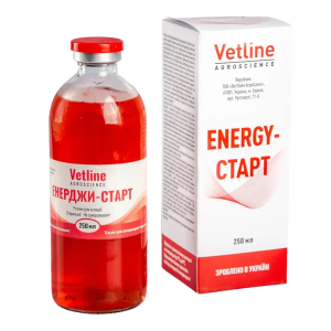 Енерджи-старт 250 мл  Vetline (розчин для ін'єкцій)