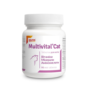 Вітамінно-мінеральна добавка для кішок Multivital Cat 90 таблеток