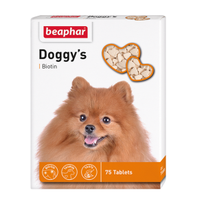 Вітамінізовані ласощі Beaphar Doggy's Biotin Доггіс Біотин з біотином для собак (75 шт)