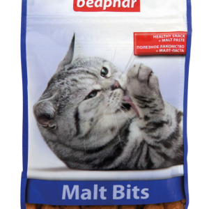 Вітаміни Беафар Малт Бітц (Malt Bits) подушечки для виведення шерсті із шлунку кішок №75 шт (35г) Beaphar 12622