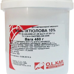 Мазь Іхтіолова 10% 450 г O.L.KAR.