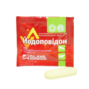 Йодоповідон свічі піноутворюючі №1 O.L.KAR