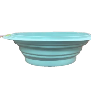 Силіконова миска Squeeze Oval Big складна миска похідна для собак/кішок 1000 мл/17 см