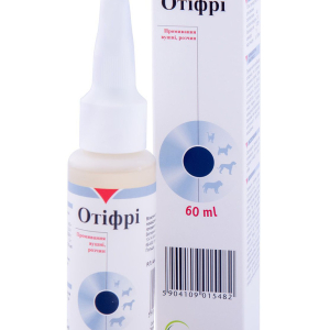 Отіфрі Otifree лосьйон для чищення вух собак і кішок (60 мл), Vetoquinol