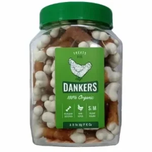 Ласощі для домашніх тварин DANKERS Кальцієві кісточки з курячою грудкою 500 г