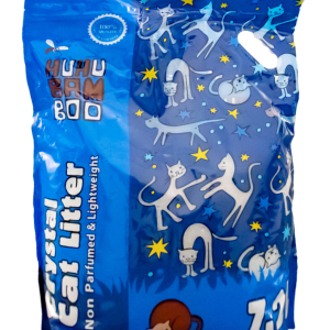 Силікагелевий наповнювач для котячого туалету  Crystal Cat Litter 7.2 л HUHUBAMBOO