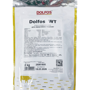 Премікс Dolfos WT Дольмікс ВТ для відлучення поросят упаковка 2 кг, Дольфос Польша