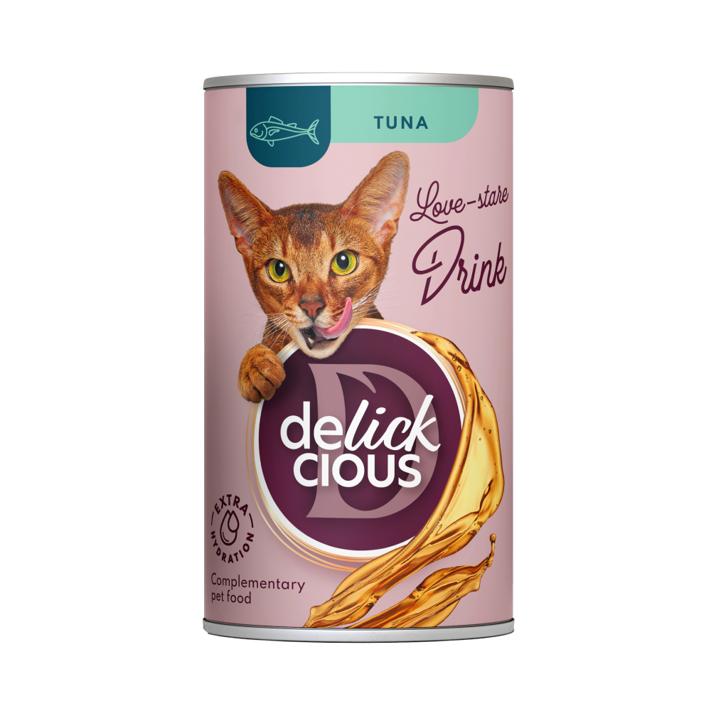 Напій для дорослих котів Делікшес Delickcious зі смаком тунця, 140 г