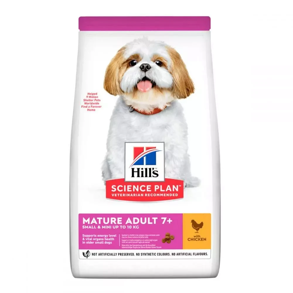 Корм для літніх собак Хіллс Hills SP Mature Adult 7+ з куркою для міні та малих порід собак 1.5 кг