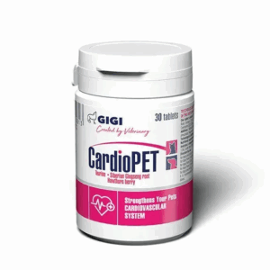 Добавка GiGi CardioPet для котів та собак призначена для зміцнення функцій серцево-судинної системи N30 таб