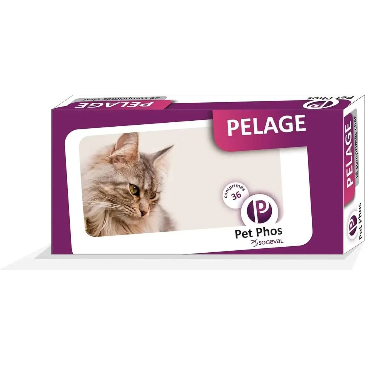 Ceva Pet Phos Pelage Cat вітаміни для захисту та покращення шкірного та шерстного покриву у котів, 36 табл.