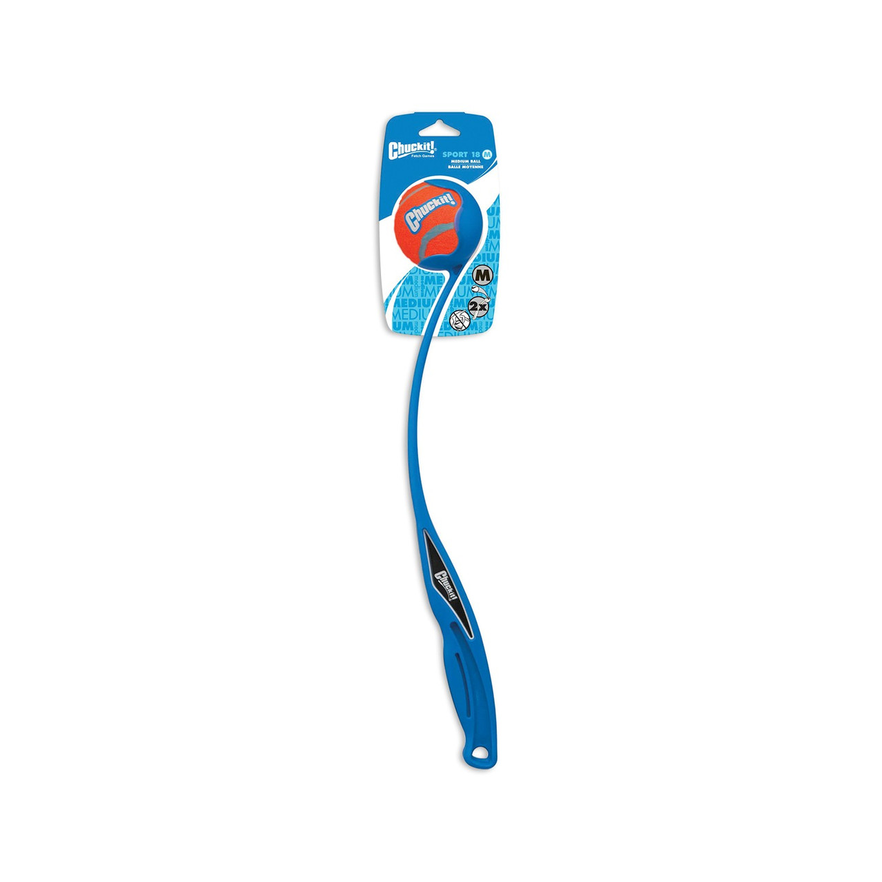 Пускова установка для м'ячів Chuckit! Sport Ball Launcher іграшка з м'ячем для собак, розмір 18M