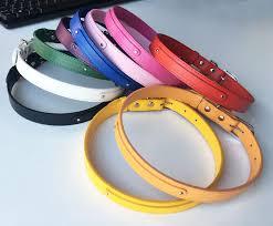 Нашийник 2293 20мм "Люкс" 2-х сторонній прикрашений стразами салатовий