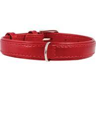 Нашийник 2352 20мм "Класика Преміум" шкіра червоний