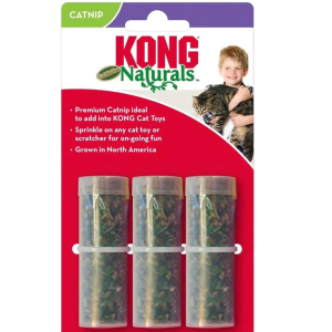 Котяча м’ята для наповнення іграшок Конг KONG Refillables Catnip Tubes змінні блоки 9 г х 3 шт