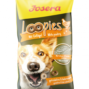 Ласощі для собак Josera Loopies Geflugel (Йозера Лупіс Гефлюгель) з домашньою птицею, 150 г