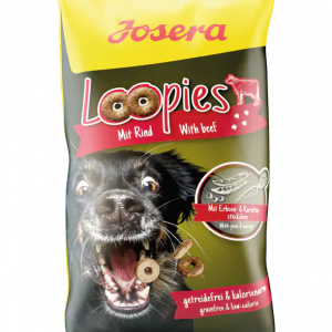 Ласощі для собак Josera Loopies Rind (Йозера Лупіс Рінд) з яловичиною, 150 г