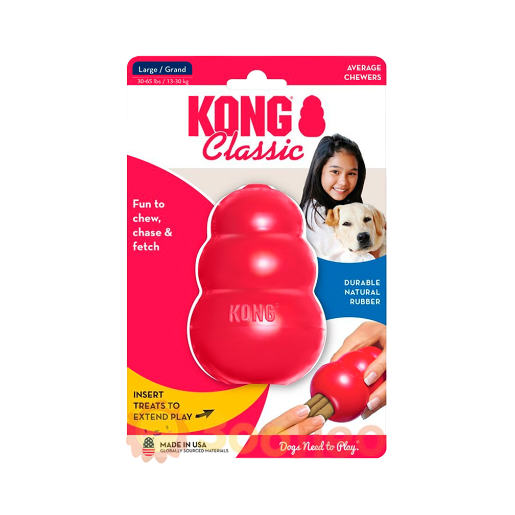 Іграшка для собак Конг KONG Classic груша годівниця для собак від 13 до 30 кг, розмір L