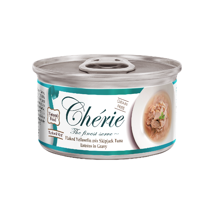 Вологий корм Cherie Signature Gravy Tuna для кішок з тунцем у соусі, 80 г