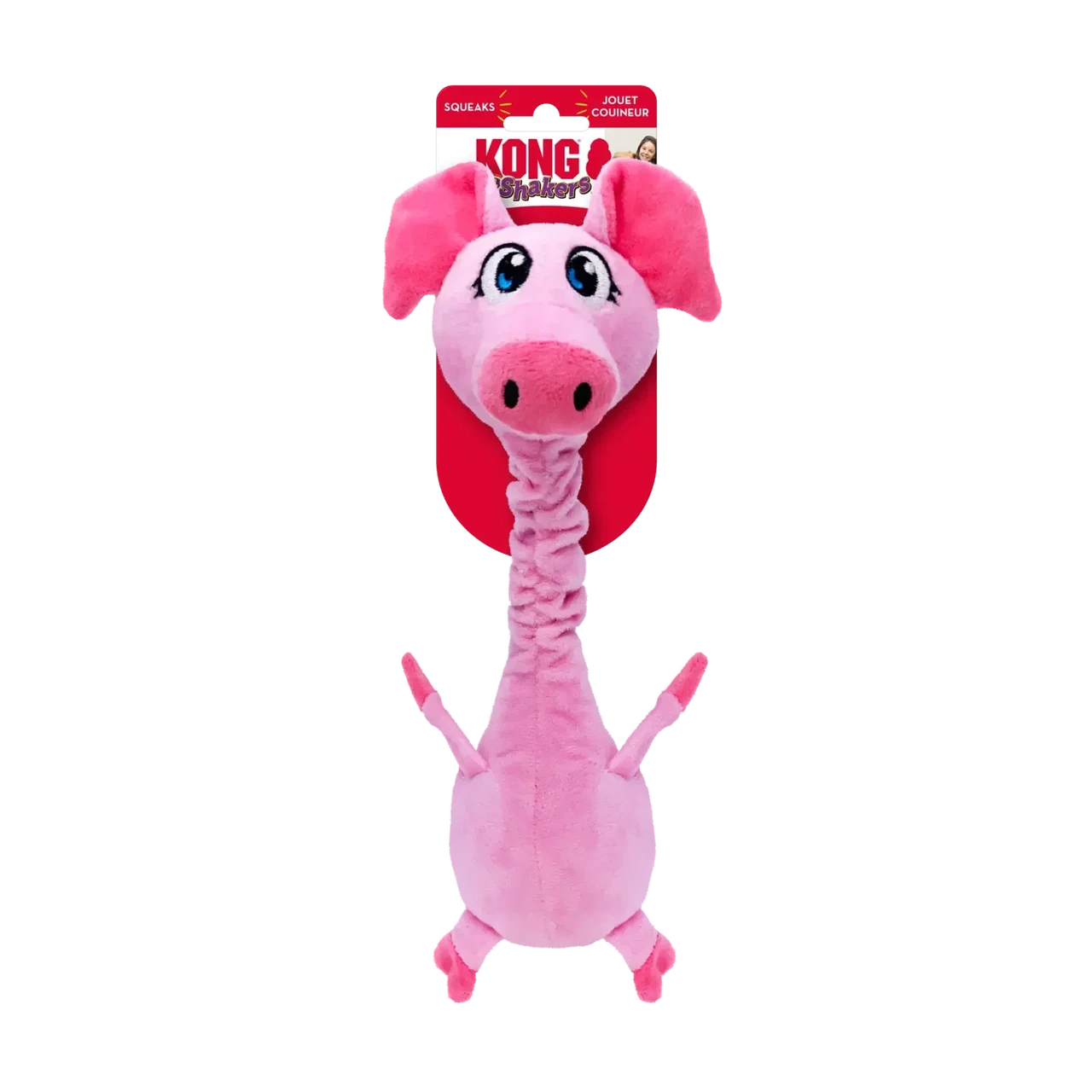 Іграшка для собак Конг KONG Dog Shakers Bobz Pig свинка з пискавкою, розмір M