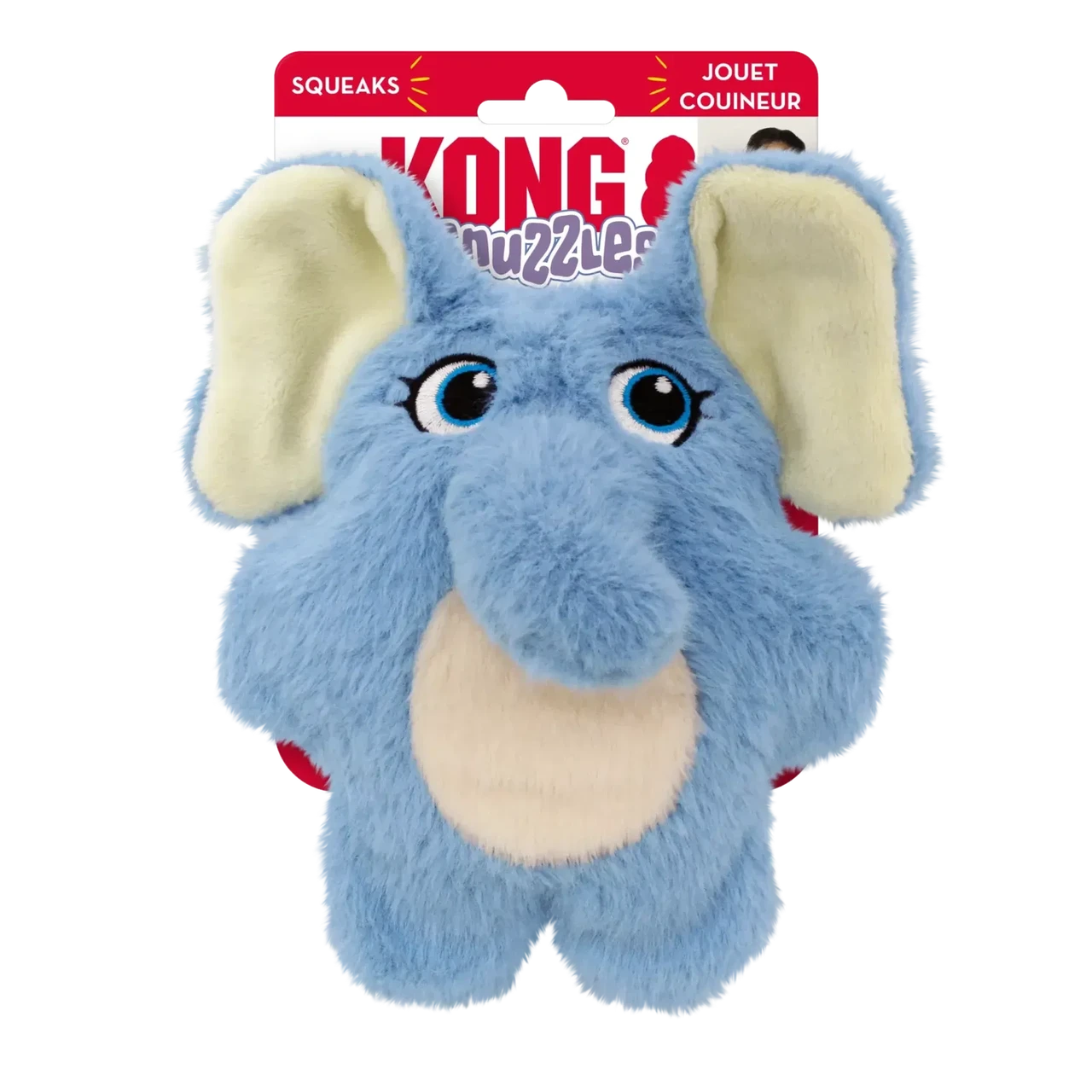Іграшка для собак Конг KONG Dog Snuzzles Kiddos Elephant слоненя з пискавкою, розмір S