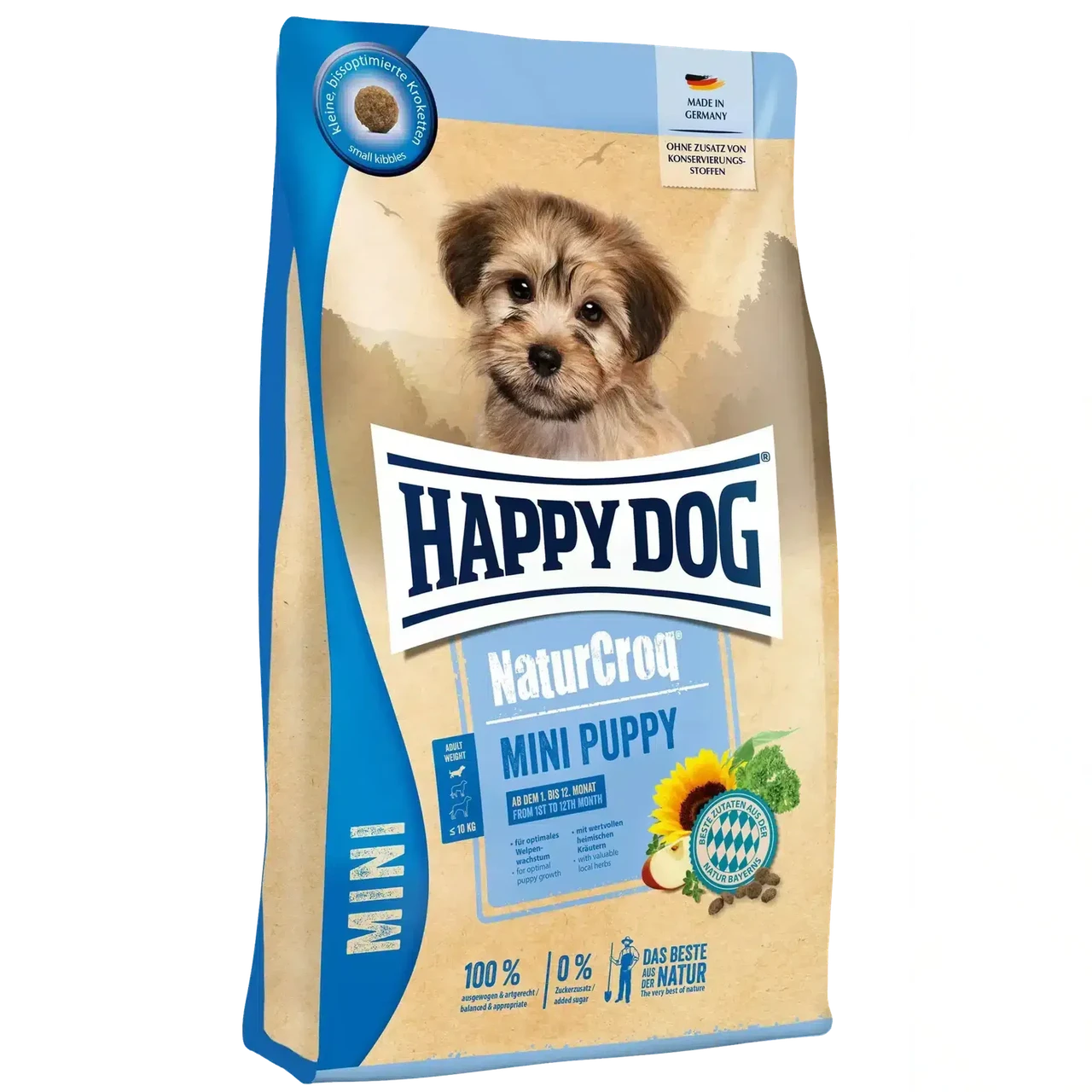 Happy Dog NaturCroq Puppy корм для цуценят малих порід, 4 кг