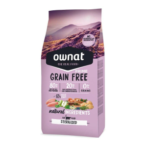 Сухий корм Овнат Ownat Grain Free для стерелізованих котів, 1 кг
