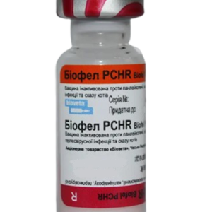 Біофел ПКГР Biofel PCHR інактивовний проти панлейкопенії, каліцивірозу, герпесвірусної інфекції і сказу котів 1 доза