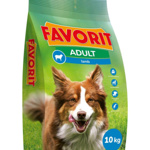 Сухий корм Фаворіт Favorit для дорослих собак з бараниною, 10 кг