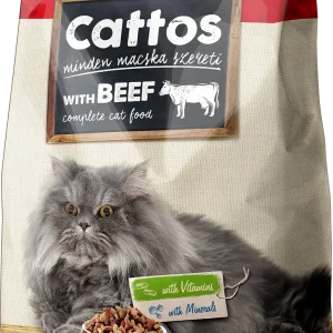 Сухий корм для дорослих котів Кетос Cattos з яловичиною, 20 кг