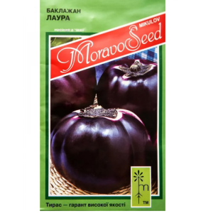 Насіння Баклажан Лаура (100 насінин), Moravoseed