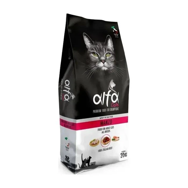 Сухий корм ALFA CAT MONZO для дорослих стерилізованих котів з яловичиною 20кг