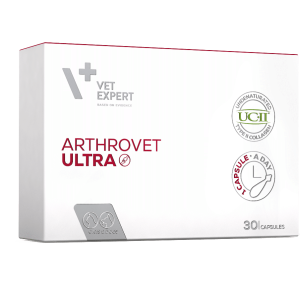 Vet Expert ArthroVet Ultra (АртроВет Ультра) для підтримки функціонування суглобів при остеоартриті у котів і собак, 30 капсул