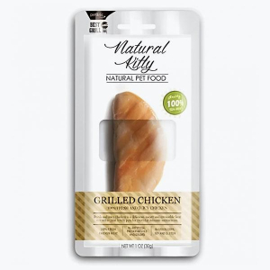 Ласощі для котів та собак Natural Kitty Original Series GRILLED CHICKEN шматочки курки гриль 30 г