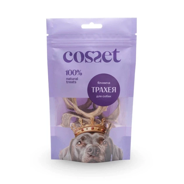 Ласощі Cosset Ліофілізована яловича трахея для собак 30 г