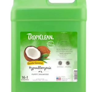 Шампунь для цуценят та кошенят TropiClean Hypoallergenic "Ніжний кокос" гіпоалергенний, 9.5 л