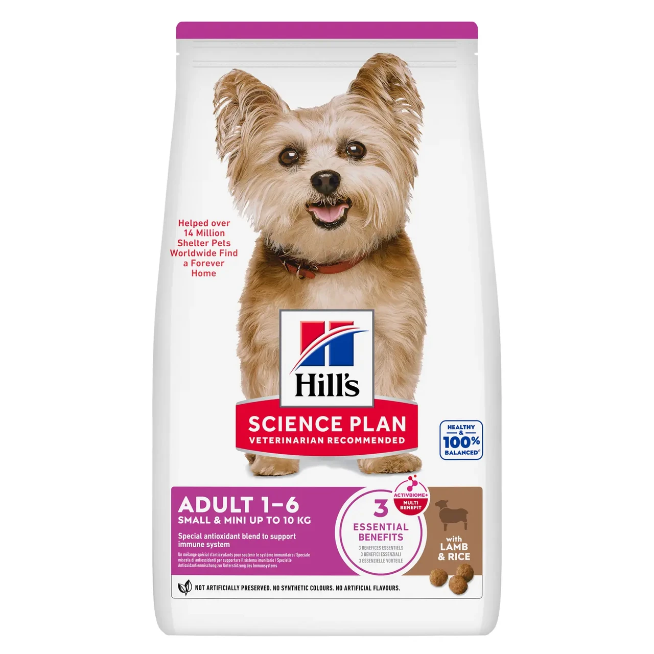 Сухий корм для собак Хіллс Hills SP Adult з ягням і рисом для міні і малих порід собак 1.5 кг