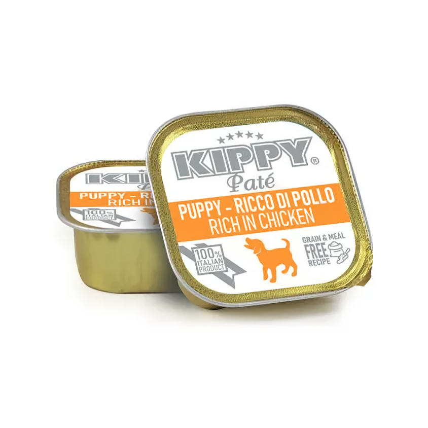 Вологий корм KIPPY Pate Puppy Chicken для цуценят з куркою у вигляді паштету 150 г